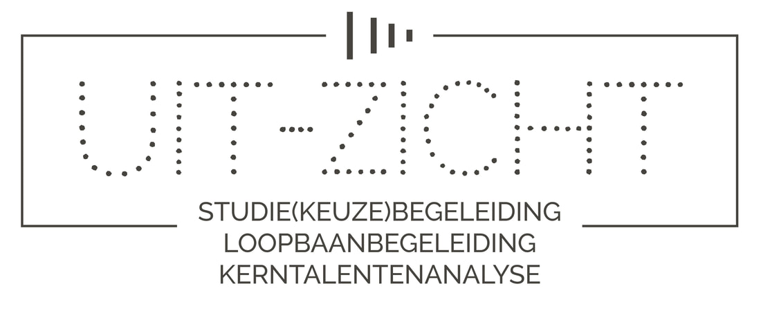 logo Uit-Zicht (Brugge): studiebegeleiding - studiekeuze - loopbaanbegeleiding - KernTalentenanalyse